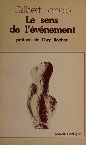 Cover for Le sens de l'événement