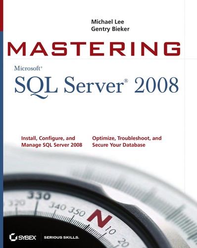 Cover for Mastering SQL server 2008