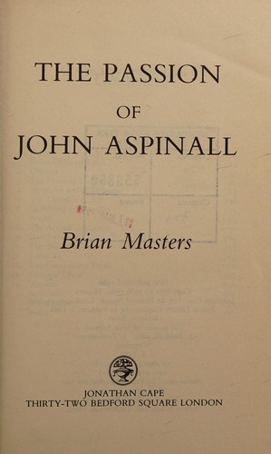 Cover for The passion of John Aspinall