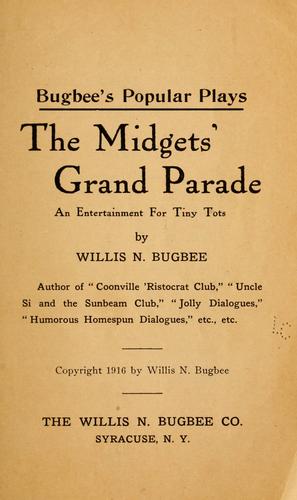 Cover for The midget's grand parade ...