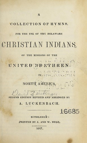 Cover for A collection of hymns