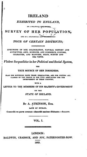 Cover for Ireland exhibited to England