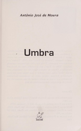Cover for Umbra