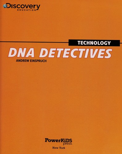 Cover for DNA detectives