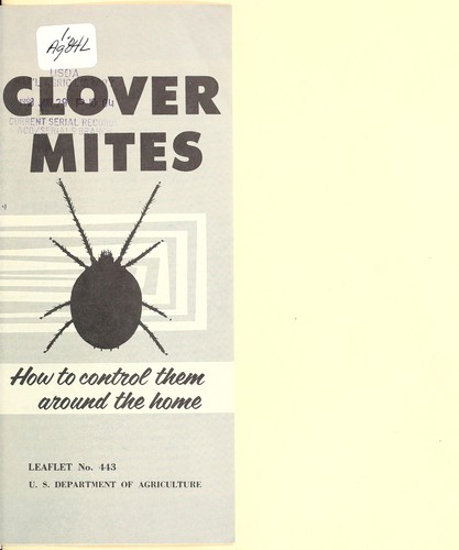 Cover for Clover mites