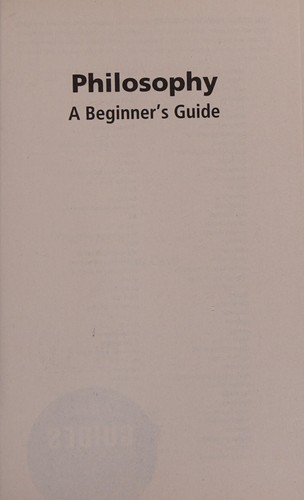 Cover for Philosophy