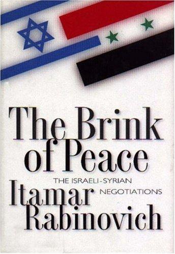 Cover for The brink of peace