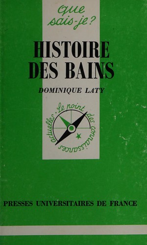 Cover for Histoire des bains