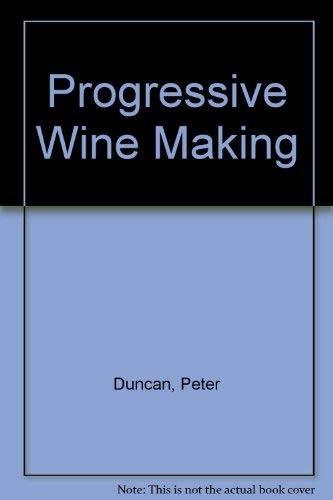 Cover for Progressive winemaking