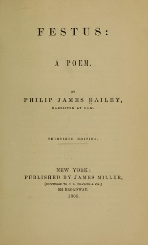 Cover for Festus