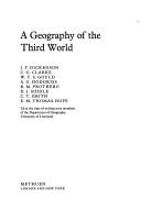 Cover for A geography of the Third World