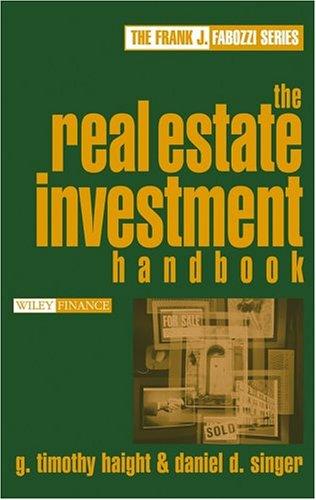 Cover for The real estate investment handbook