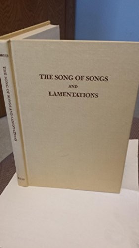 Cover for The Song of songs and Lamentations