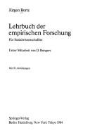 Cover for Lehrbuch der empirischen Forschung