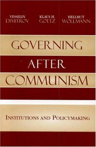 Cover for Governing After Communism