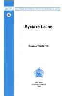 Cover for Syntaxe latine