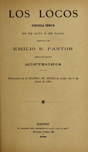Cover for Los locos
