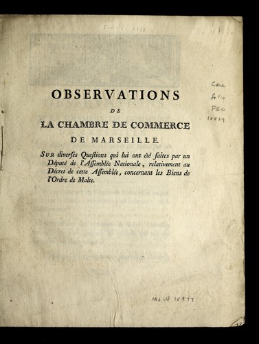 Cover for Observations