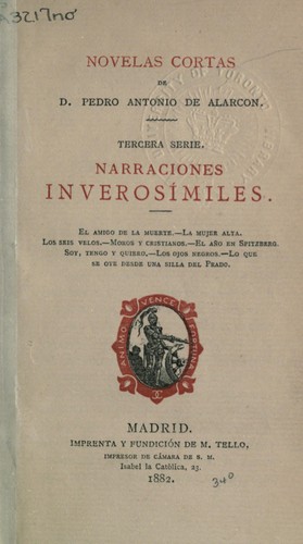 Cover for Novelas cortas