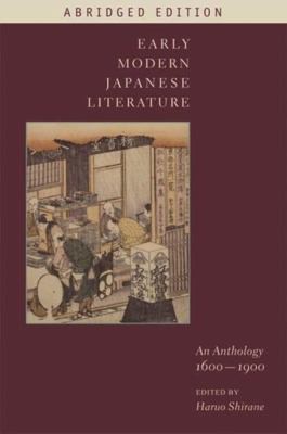 Cover for Early modern Japanese literature