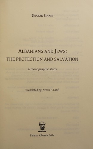Cover for Albanians and Jews