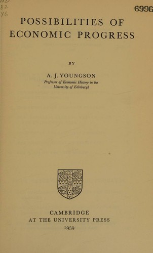 Cover for Possibilities of Economic Progress