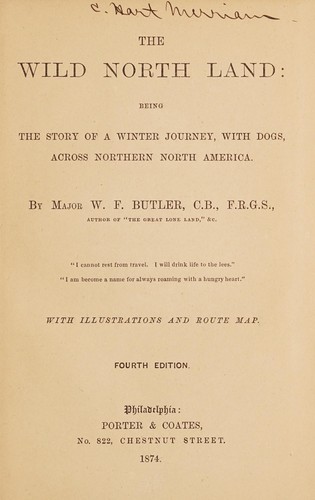 Cover for The wild north land