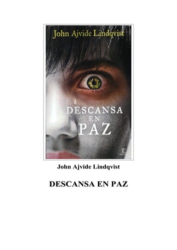 Cover for Descansa en paz