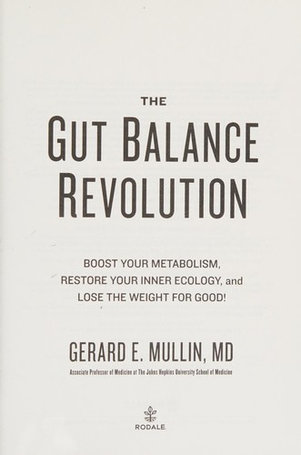Cover for The gut balance revolution