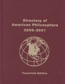 Cover for Directory of American Philosophers, 2000-2001 (20th Edition)