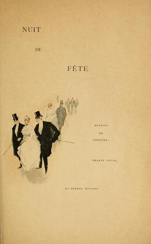 Cover for Nuit de fête.