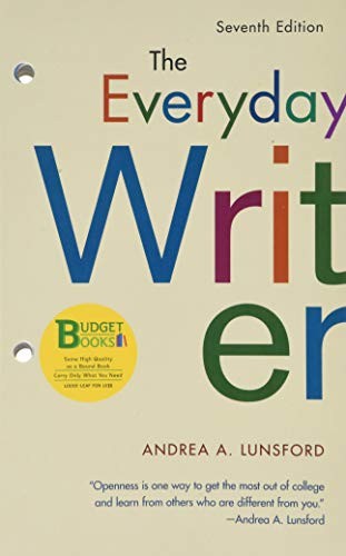Cover for Loose-leaf Version for The Everyday Writer 7e & iClicker Reef Polling