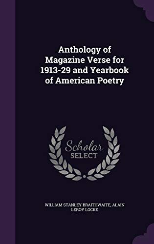 Cover for Anthology of Magazine Verse for 1913-29 and Yearbook of American Poetry