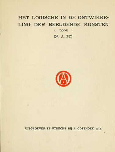 Cover for Het logische in de ontwikkeling der beeldende kunsten
