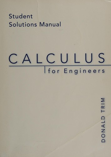 Cover for Calculus for Engineers Ssm Phc