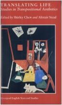 Cover for Translating life