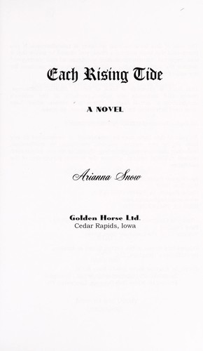 Cover for Each rising tide