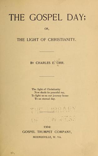 Cover for The gospel day