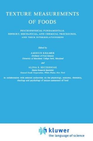 Cover for Texture Measurements of Foods: Psychophysical Fundamentals