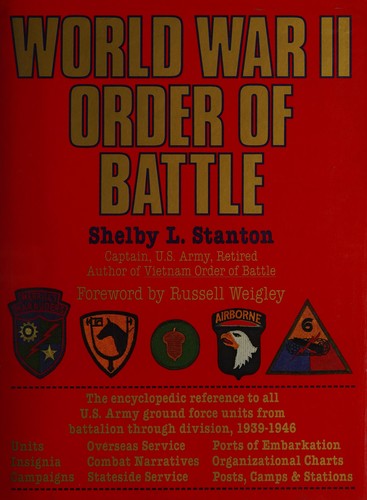 Cover for World War II Order of Battle