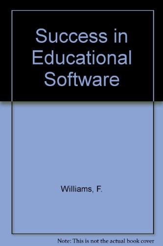Cover for Success with educational software