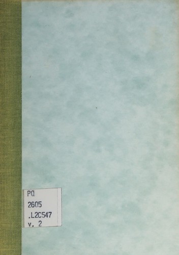 Cover for L' ode de Paul Claudel