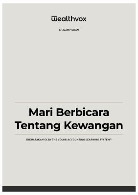 Cover for Mari Berbicara Tentang Kewangan
