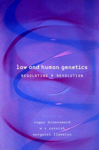 Cover for Human Genetics and the Law