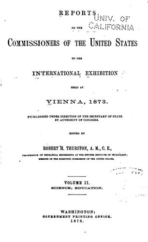 Cover for ... Report on Education