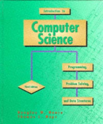 Cover for Introduction to computer science