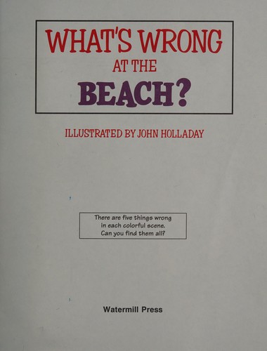 Cover for What's wrong at the beach?