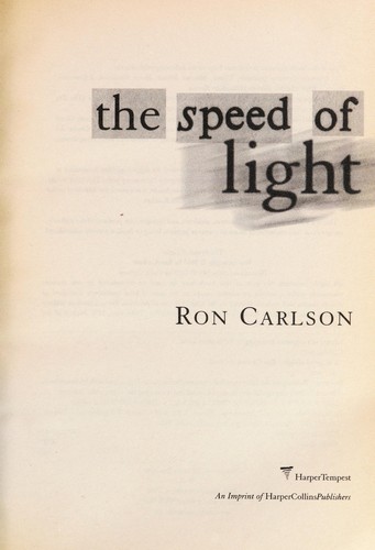 Cover for The speed of light