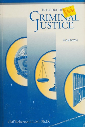 Cover for Introduction to criminal justice