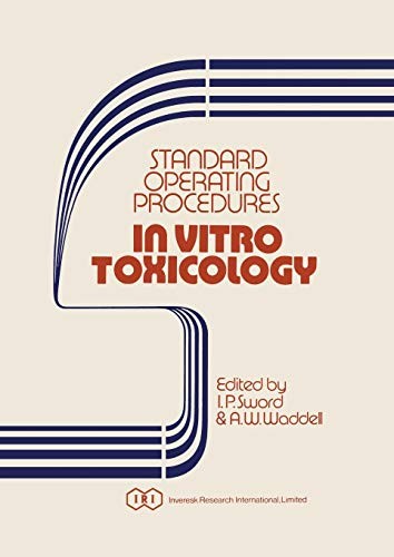 Cover for Standard Operating Procedures In Vitro Toxicology